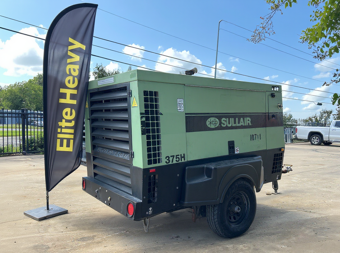 2017 Sullair 375 CFM Air Compressor