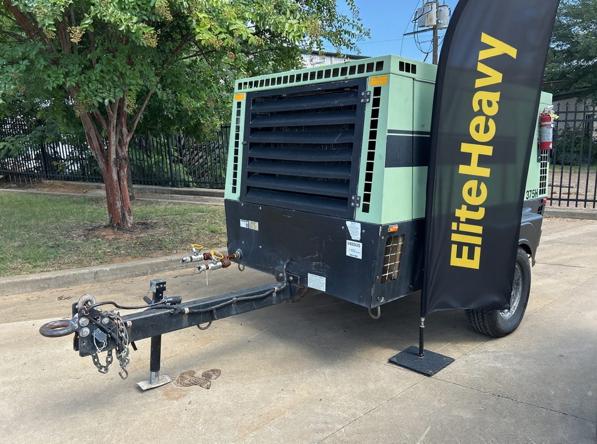 2017 Sullair 375 CFM Air Compressor thumbnail 7