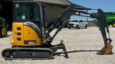 2019 John Deere 35G Mini Excavator thumbnail 3