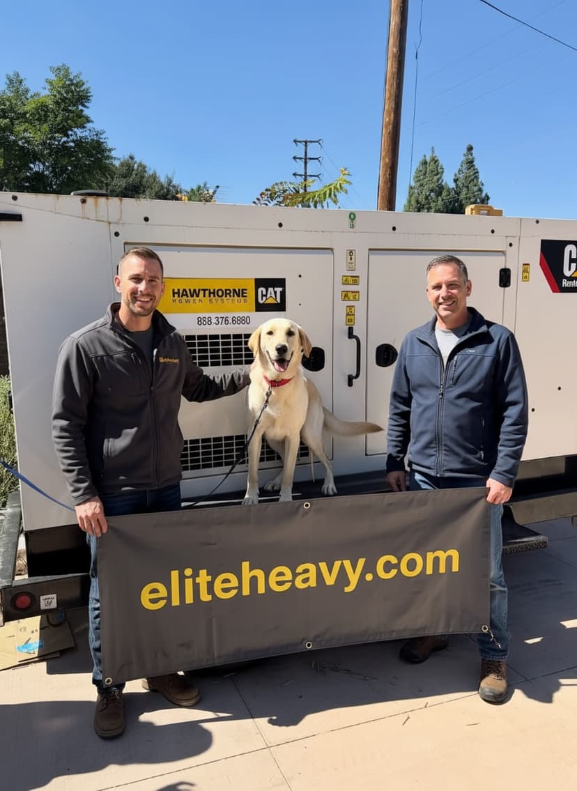 Heavy Equipment purchased by Brian Keller